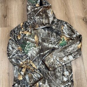 Real tree (edge) hoodie with face mask